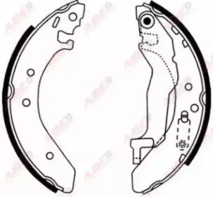 Комплект тормозных колодок ABE купить