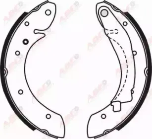 Комплект тормозных колодок ABE купить