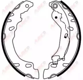 Комплект тормозных колодок ABE купить