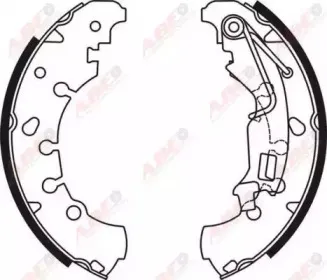 Комплект тормозных колодок ABE купить