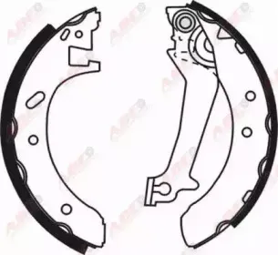 Комплект тормозных колодок ABE купить