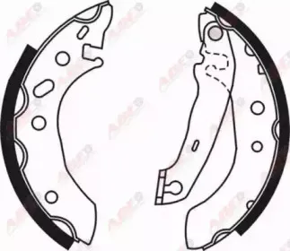 Комплект тормозных колодок ABE купить