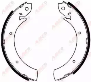 Комплект тормозных колодок ABE купить