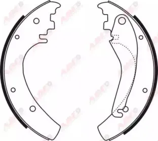 Комплект тормозных колодок ABE купить