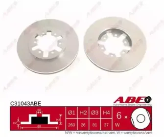 Тормозной диск ABE купить