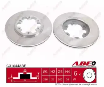 Тормозной диск ABE купить