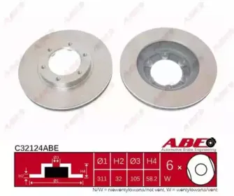 Тормозной диск ABE купить