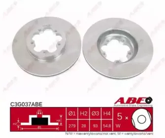 Тормозной диск ABE купить