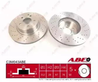 Тормозной диск ABE купить