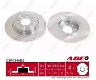 Тормозной диск ABE купить