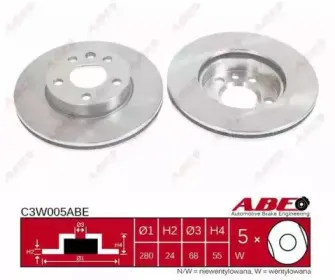 Тормозной диск ABE купить