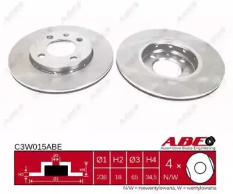Тормозной диск ABE купить