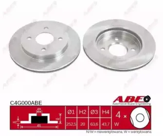 Тормозной диск ABE купить