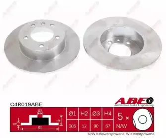 Тормозной диск ABE купить
