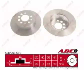 Тормозной диск ABE купить
