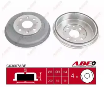 Тормозной барабан ABE купить