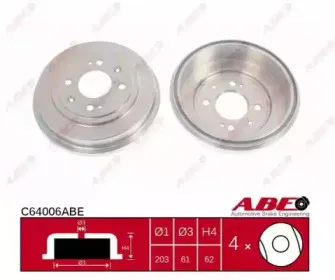 Тормозной барабан ABE купить