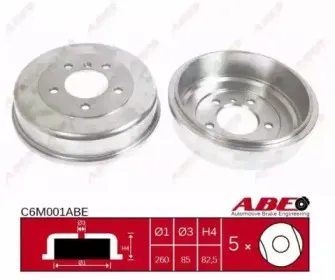 Тормозной барабан ABE купить