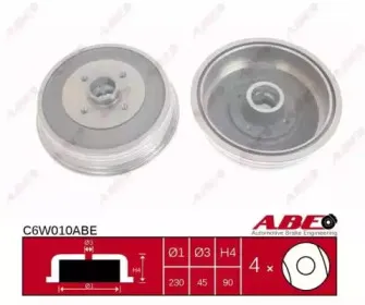 Тормозной барабан ABE купить