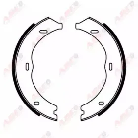 Комплект тормозных колодок, стояночная тормозная система ABE купить