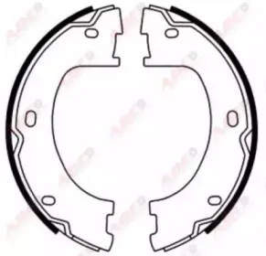 Комплект тормозных колодок, стояночная тормозная система ABE купить