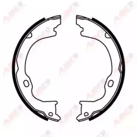 Комплект тормозных колодок, стояночная тормозная система ABE купить