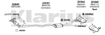 Система выпуска ОГ KLARIUS купить