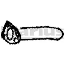 Труба выхлопного газа KLARIUS купить