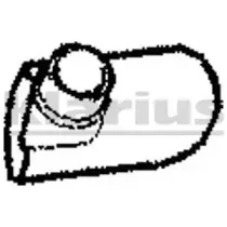 Труба выхлопного газа KLARIUS купить