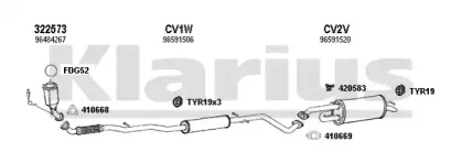 Система выпуска ОГ KLARIUS купить