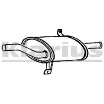 Глушитель выхлопных газов конечный KLARIUS купить