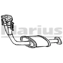 Предглушитель выхлопных газов KLARIUS купить