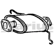 Средний глушитель выхлопных газов KLARIUS купить