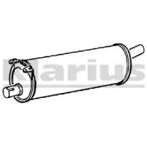 Средний глушитель выхлопных газов KLARIUS купить
