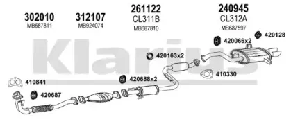 Система выпуска ОГ KLARIUS купить