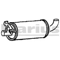 Средний глушитель выхлопных газов KLARIUS купить