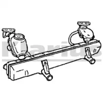 Средний глушитель выхлопных газов KLARIUS купить