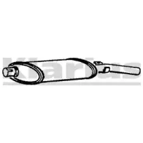 Глушитель выхлопных газов конечный KLARIUS купить