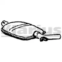 Средний глушитель выхлопных газов KLARIUS купить