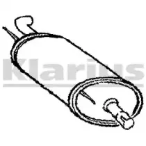 Глушитель выхлопных газов конечный KLARIUS купить