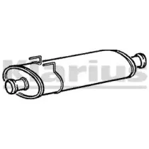 Средний глушитель выхлопных газов KLARIUS купить