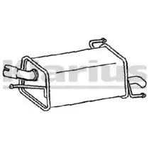 Глушитель выхлопных газов конечный KLARIUS купить