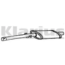 Средний глушитель выхлопных газов KLARIUS купить