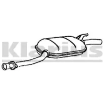 Средний глушитель выхлопных газов KLARIUS купить