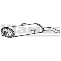 Глушитель выхлопных газов конечный KLARIUS купить