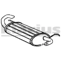 Глушитель выхлопных газов конечный KLARIUS купить