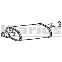 Средний глушитель выхлопных газов KLARIUS купить