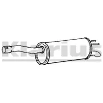 Глушитель выхлопных газов конечный KLARIUS купить