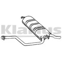 Глушитель выхлопных газов конечный KLARIUS купить