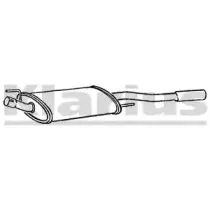 Глушитель выхлопных газов конечный KLARIUS купить